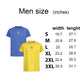 T-shirts BLUE+YELLOW with Tridents. Sold as a pair only! (набір футболок синьожовті)