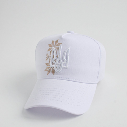 Ukrainian Baseball Hat with Trident Embroidery (Кепка патріотична)