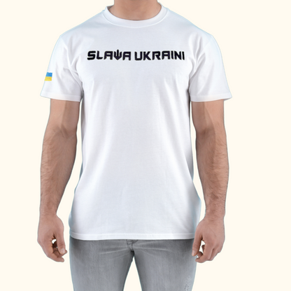 Slava Ukraine Embroidered Ukraine Shirt (Футболка чол.)