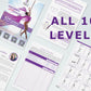 Printable Pole Dance WOW Catalog - 424 elements *.PDF Digital Planner