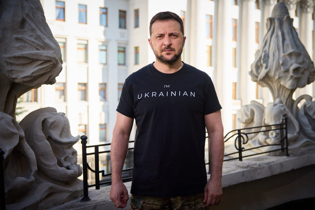 Embroidered T-shirt I'M UKRAINIAN