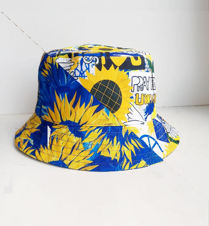 Reversible Ukrainian Sunflower Hat