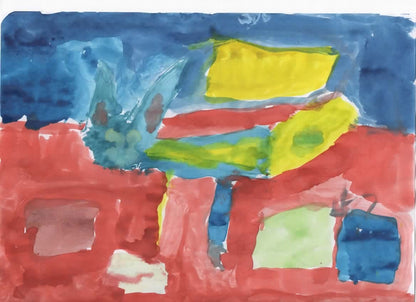 Support the Ukrainian little artist. (Дитяча картина)