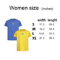 T-shirts BLUE+YELLOW with Tridents. Sold as a pair only! (набір футболок синьожовті)