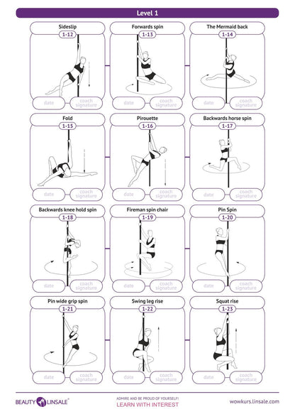 Stickers for Pole dance catalog (наклейки)