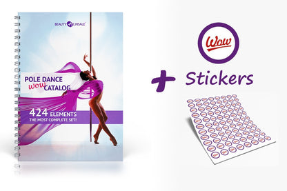 Stickers for Pole dance catalog (наклейки)