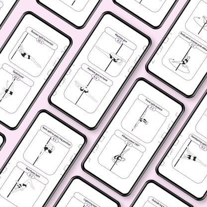 Pole Dance Catalog for mobile phone & Kindle - ALL 10 LEVELS (*.pdf, *.Kindle format) (Планер)