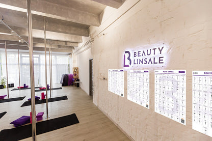 Pole Dance Poster Digital (PDF) - 6 level (Плакат полденс)