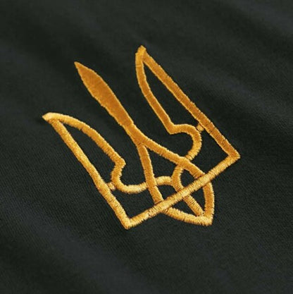 Ukraine T-shirt With Embroidered Trident (Футболка чол.)