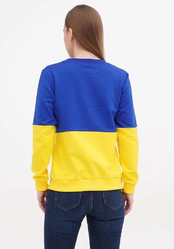 Ukraine Flag Sweatshirt from Ukrainian Sellers (Світшот прапор жін.)
