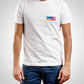 Ukraine and American Flag T Shirt Embroidered | Ukraine Gifts, Ukrainian Embroidery, Ukrainian Tshirt, Ukrainian Shop, Ukrainian Flag