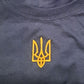 Ukraine Embroidered T-shirt from Ukrainian Shop | Zelensky Ukraine Coat of Arms Shirt Embroidery | Ukrainian Tryzub T Shirt Embroidered