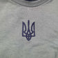 Ukraine Embroidered T-shirt from Ukrainian Shop | Zelensky Ukraine Coat of Arms Shirt Embroidery | Ukrainian Tryzub T Shirt Embroidered