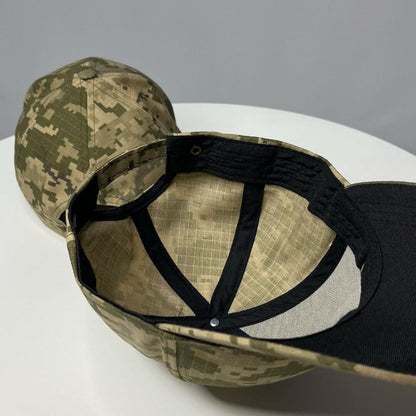 Ukraine Military Dad Hat with Ukrainian Trident Embroidered (Кепка чол.)