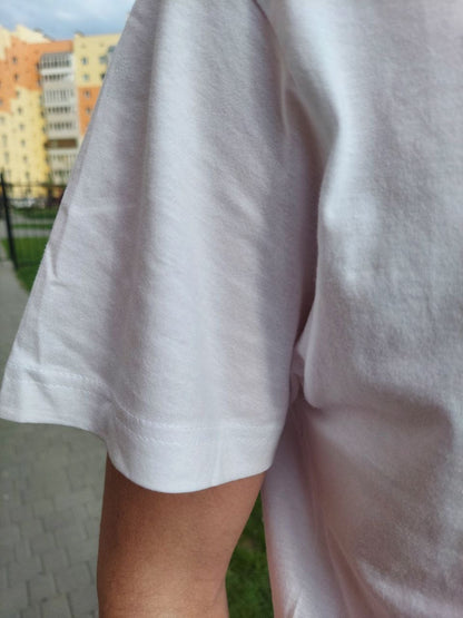 Zelensky T-shirt Made in Ukraine | Ukraine Shirt with an Embroidered Ukrainian Tryzub (Футболка чол.)