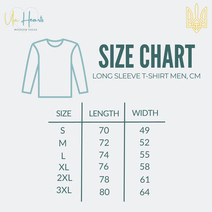 Ukraine Shirt long sleeve With Embroidered Trident from Ukraine (Футболка чол.)