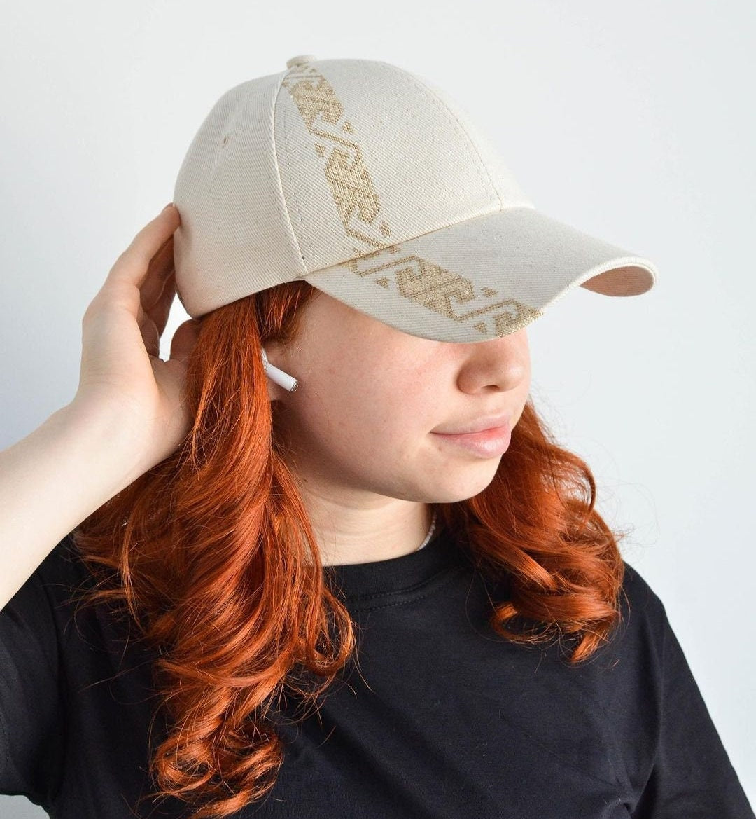 Ukraine Baseball Cap with Ukrainian Embroidery