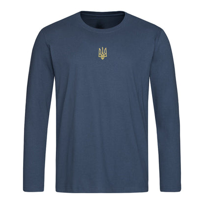 Ukraine Shirt long sleeve With Embroidered Trident from Ukraine (Футболка чол.)