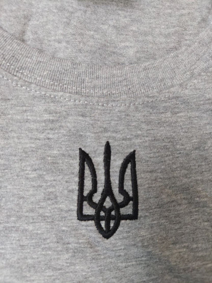 Ukraine Shirt long sleeve With Embroidered Trident from Ukraine (Футболка чол.)