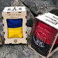 Ukrainian Flag in Gift Wooden Box