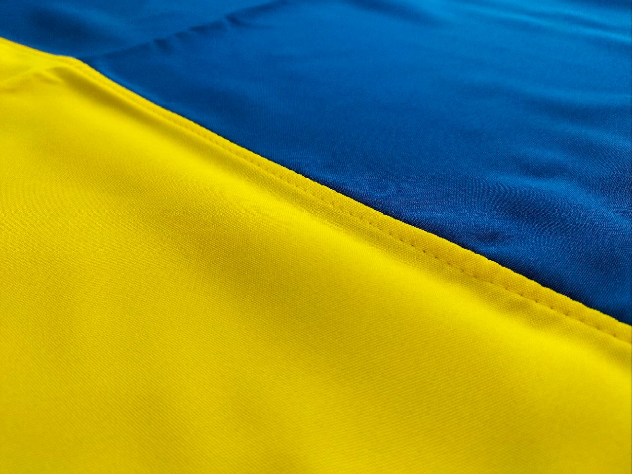 Ukrainian Flag in Gift Wooden Box