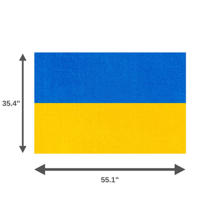 Ukrainian Flag in Gift Wooden Box (Прапор України)