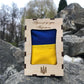 Ukrainian Flag in Gift Wooden Box