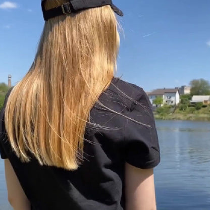 Stylish Ukrainian T Shirts With Embroidered 'Ukraine' for women (Футболка жін.)