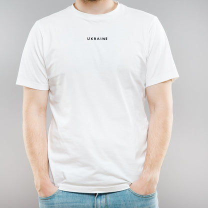 Zelensky Shirt With Embroidered 'Ukraine' (Футболка чол.)