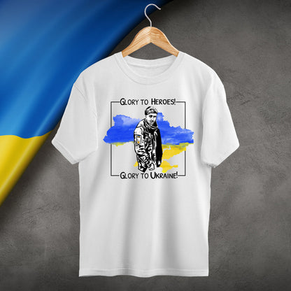 Ukrainian Hero T Shirt "Glory to Heroes, Glory to Ukraine" (Футболка чол.)