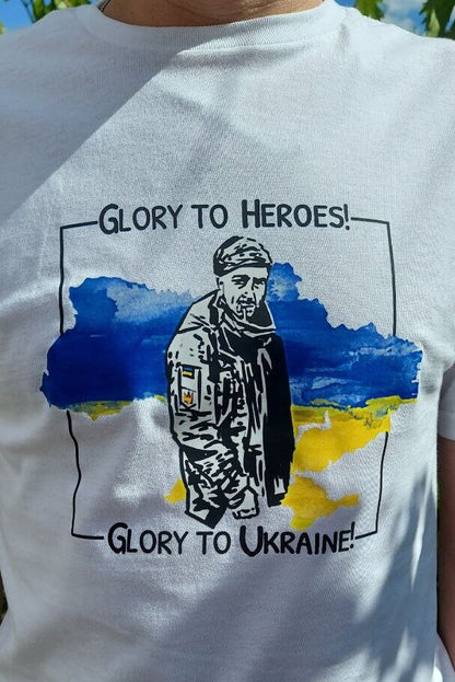 Ukrainian Hero T Shirt "Glory to Heroes, Glory to Ukraine" (Футболка чол.)