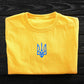 Set of 2 Ukrainian T Shirts With Ukrainian Tryzub Embroidered