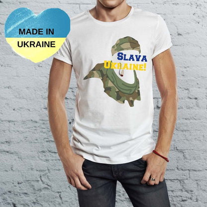 Ukrainian T-shirt with ZSU Hero Print (Футболка чол.)
