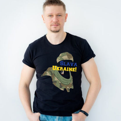 Ukrainian T-shirt with ZSU Hero Print (Футболка чол.)