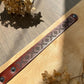 Handmade Leather Bracelet with Ukrainian Ornament