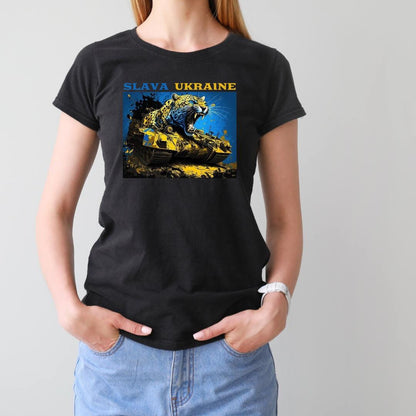 Women’s Ukrainian T Shirt with Patriotic Print (Футболка жін.)
