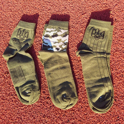 Ukrainian Socks in Military Style (Шкарпетки)