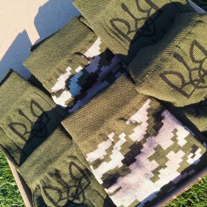 Ukrainian Socks in Military Style (Шкарпетки)