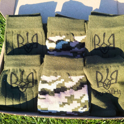 Ukrainian Socks in Military Style (Шкарпетки)
