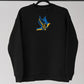 Ukrainian Embroidered Sweatshirt for Women with Dove of Peace