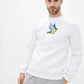 Ukrainian Sweatshirt for Men with Dove of Peace Embroidery