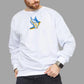 Ukrainian Sweatshirt for Men with Dove of Peace Embroidery