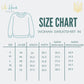 the size chart for a women&#39;s sweater