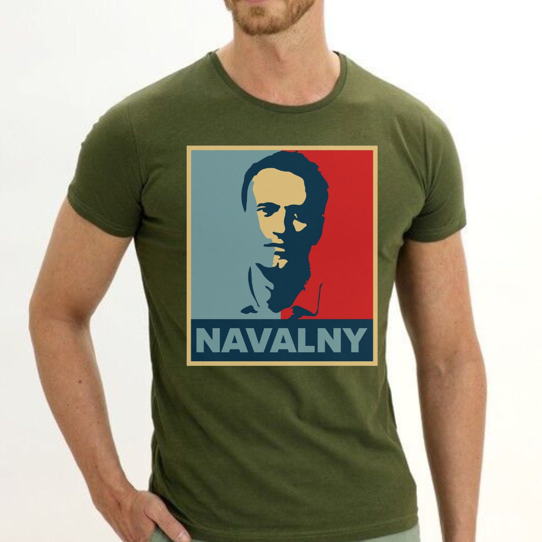 Stand for Justice: Show your support for Alexei Navalny&#39;s fight for democracy and human rights with a Navalny Tshirt.