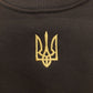 Zelensky Sweatshirt with Embroidered Ukrainian Tryzub